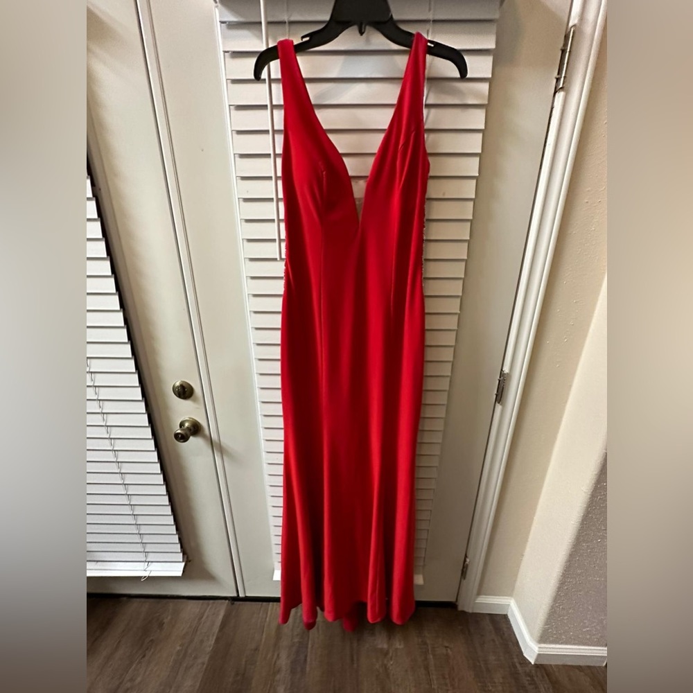 XSCAPE RED PROM DRESS/ 8